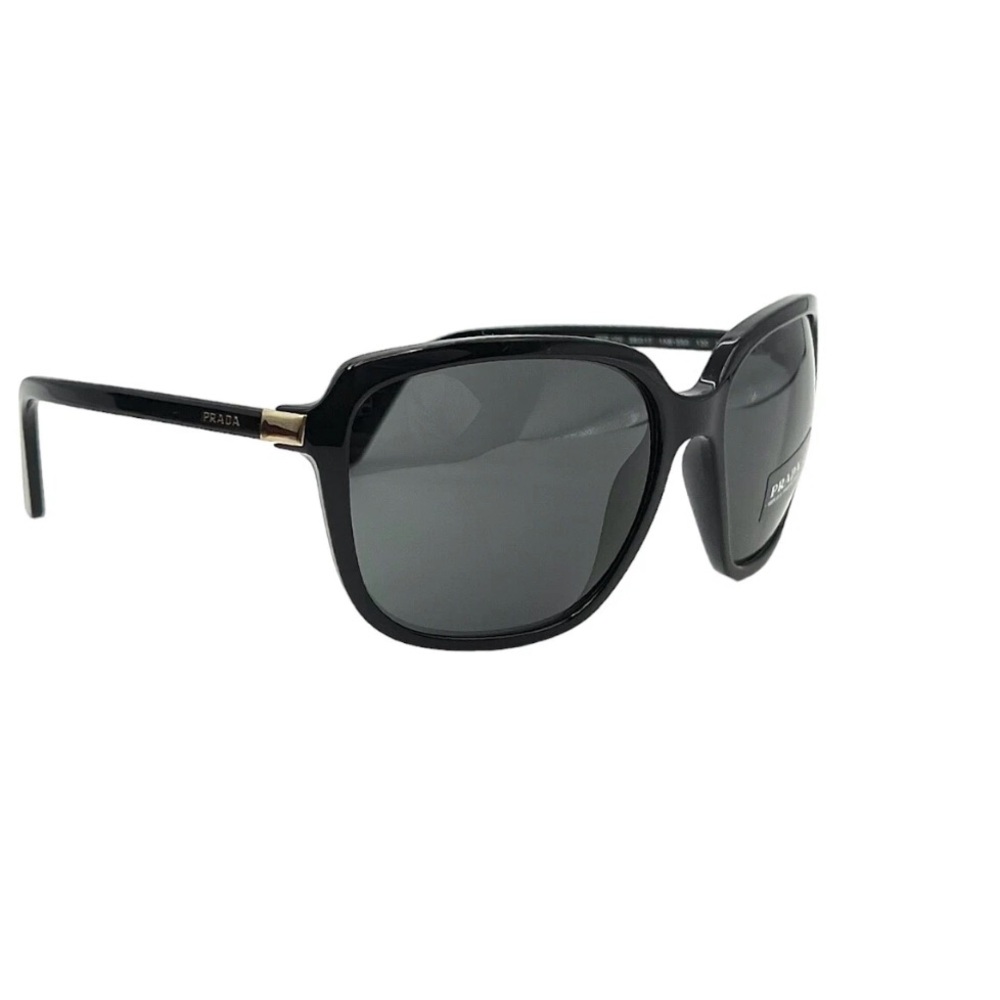 Prada Black Tinted Sunglasses Gold Hardware —100% UV Protection - Picture 3 of 10